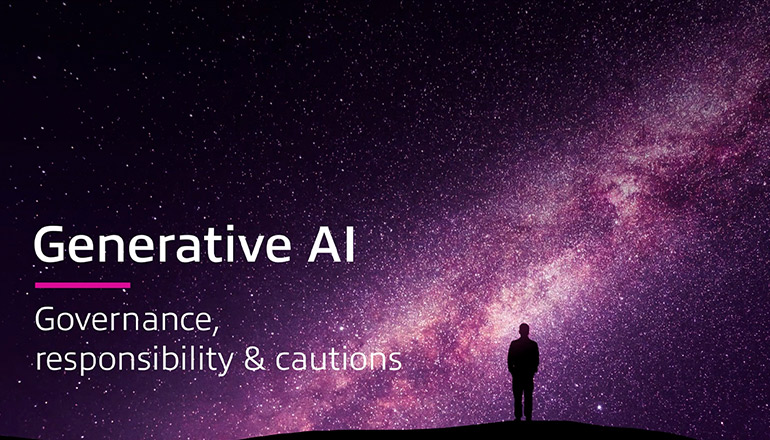 Article Generative AI: Governance, Responsibility & Cautions  Image