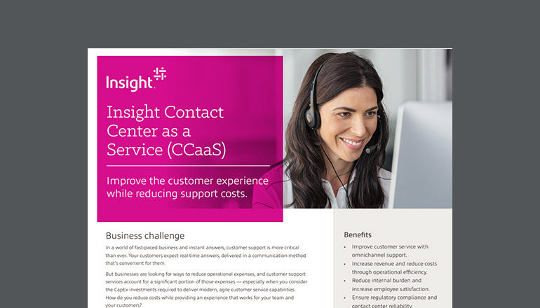 Article Insight Contact Center as a Service (CCaaS) Image