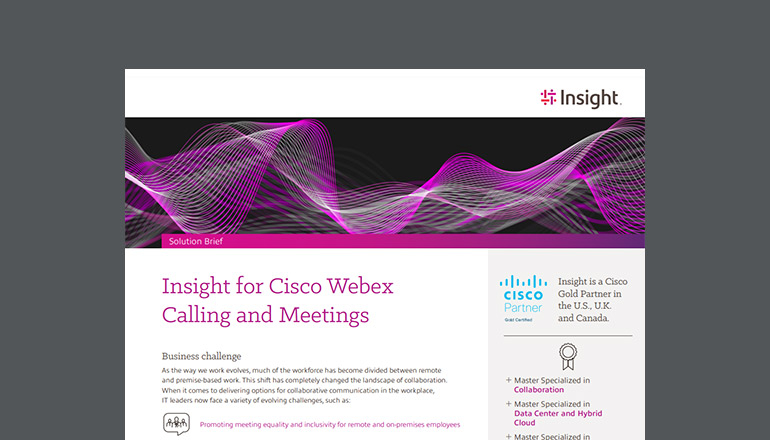 Article Insight for Cisco Webex Calling and Meetings Image