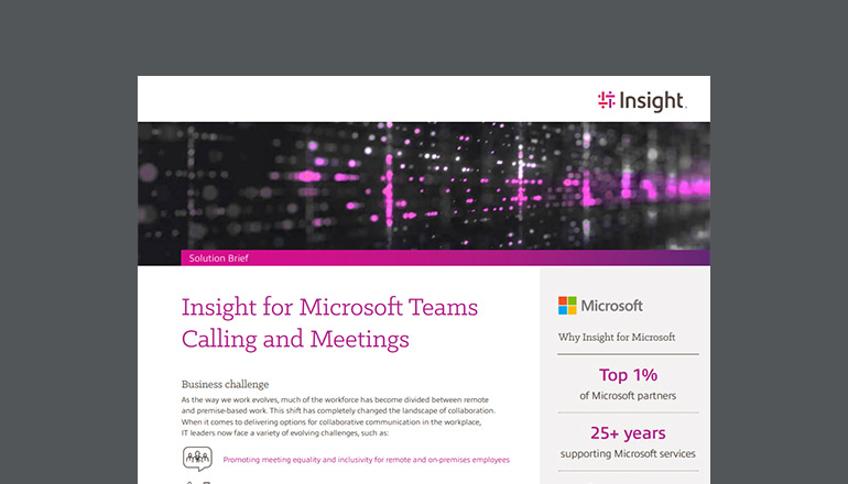 Article Insight for Microsoft Teams Calling and Meetings Image