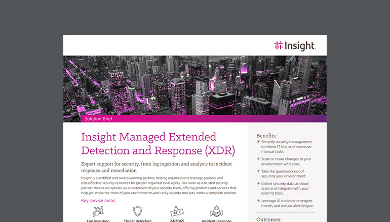 Article Insight Managed Extended Detection and Response (XDR) Image