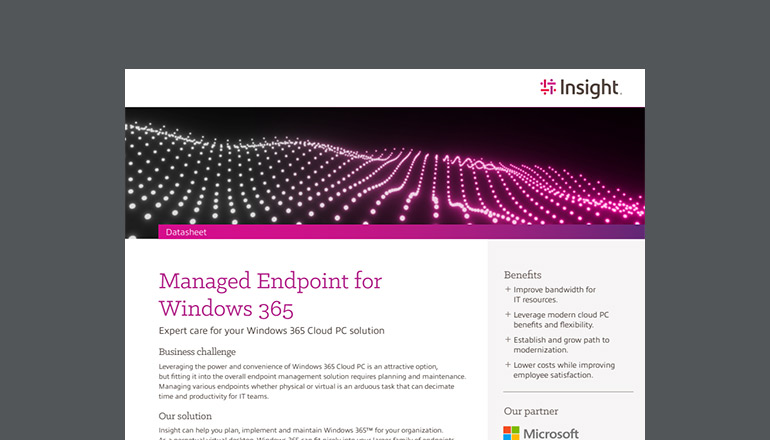 Article Managed Endpoint for Windows 365 Image