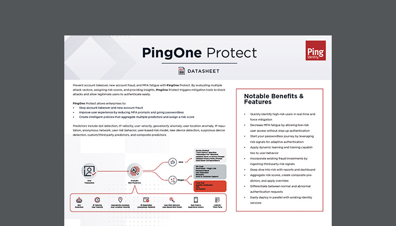 Article PingOne Protect  Image