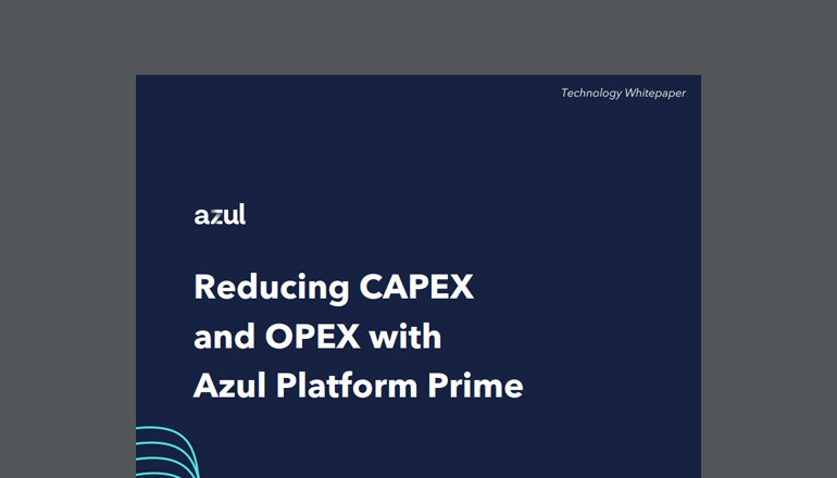 Article Reducing CapEx and OpEx With Azul Platform Prime  Image