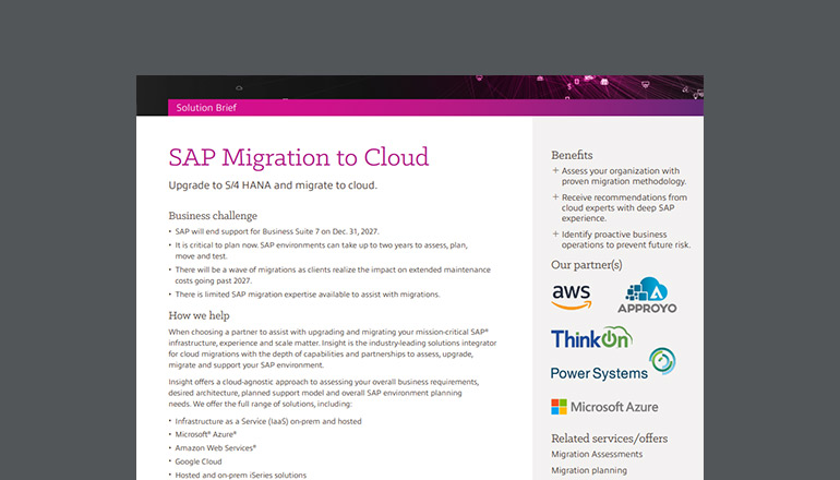 Article SAP Migration to Cloud Image