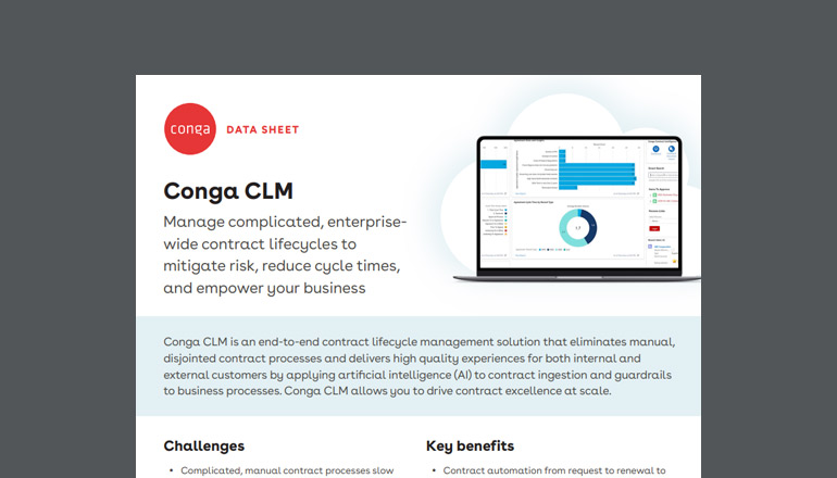 Article Conga CLM  Image