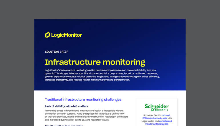 Article LogicMonitor Infrastructure Monitoring  Image