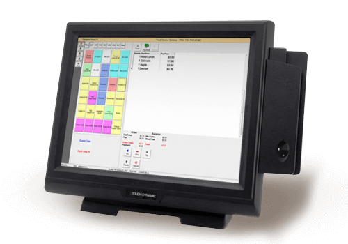 Rendering of software application on POS system