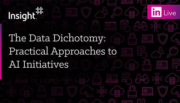 Article LinkedIn Live: The Data Dichotomy: Practical Approaches to AI Initiatives Image