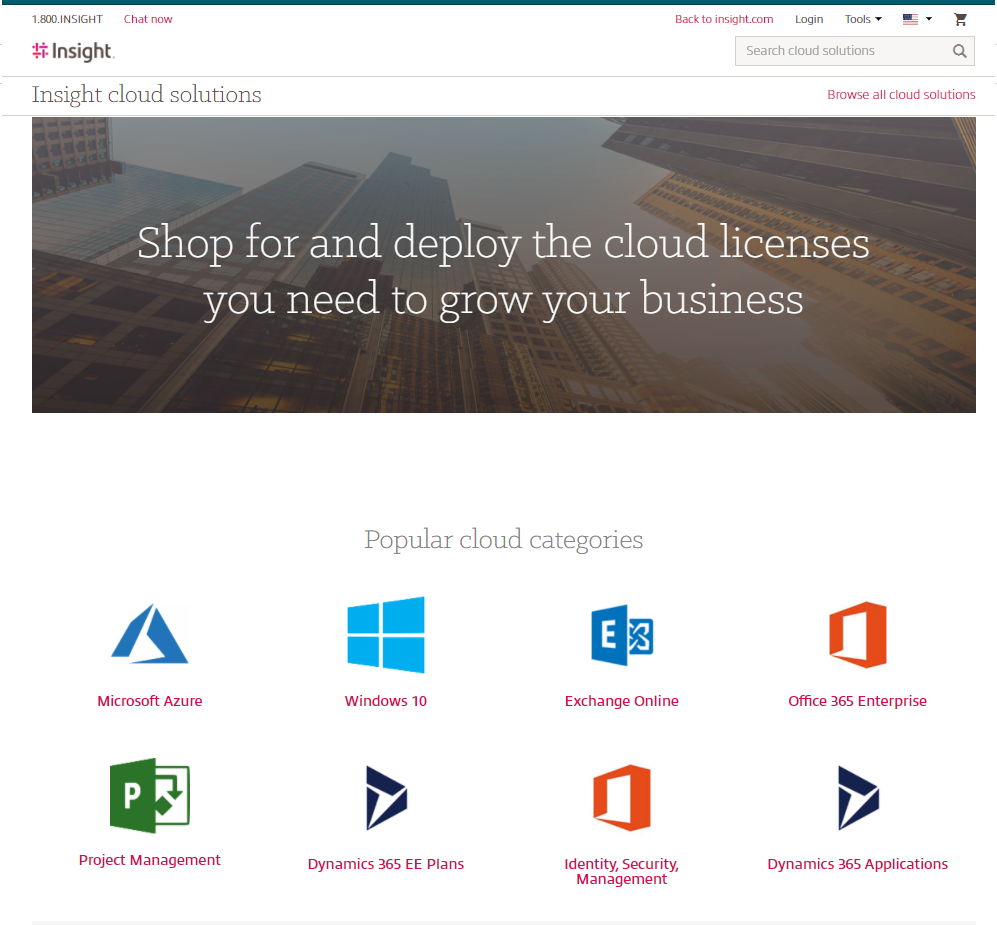Cloud home page
