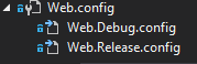 Configuration drop-down menu