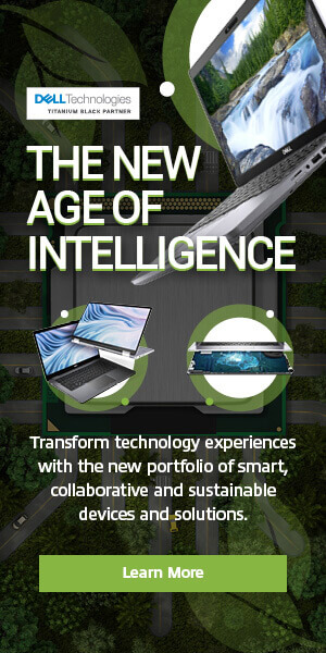 Ad: Dell: THe new age of intelligence. Learn more
