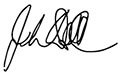 Signature for John Dathan