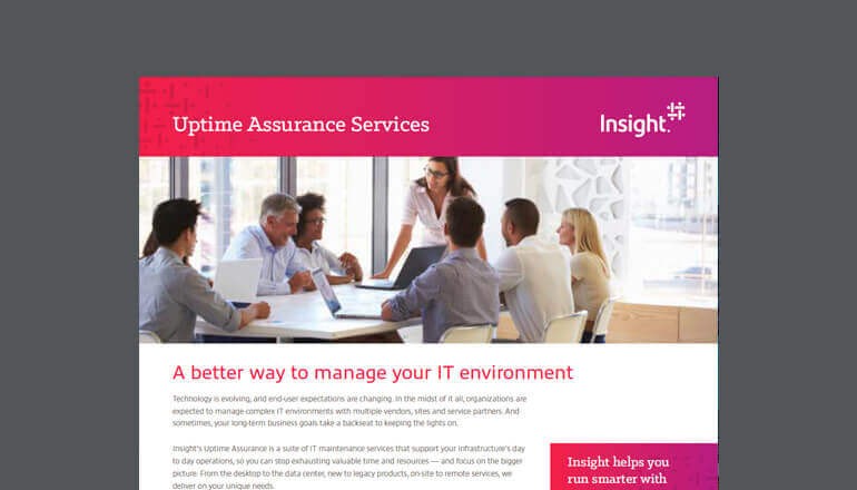 Uptime Assurance – IT Maintenance Services  cover