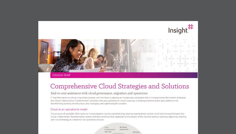 Comprehensive Cloud Strategies and Solutions brief thumbnail