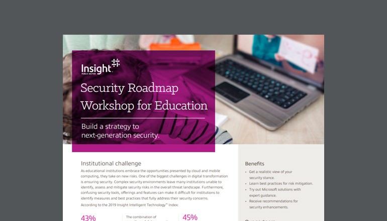 Cover of Security Roadmap Workshop for Education