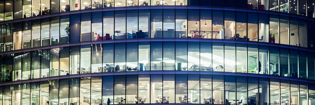 Prevent Business Downtime With APC Smart-UPS Office building light up