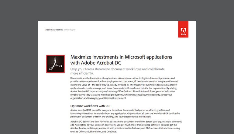Cover view of Adobe whitepaper available to download below