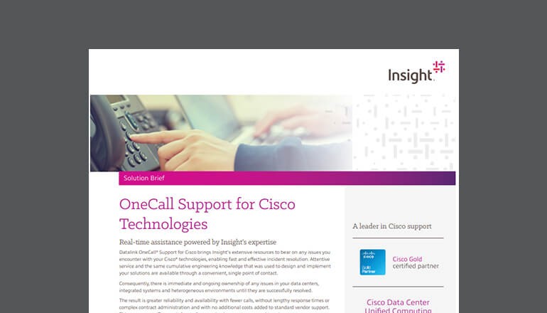 OneCall Support for Cisco Technologies thumbnail