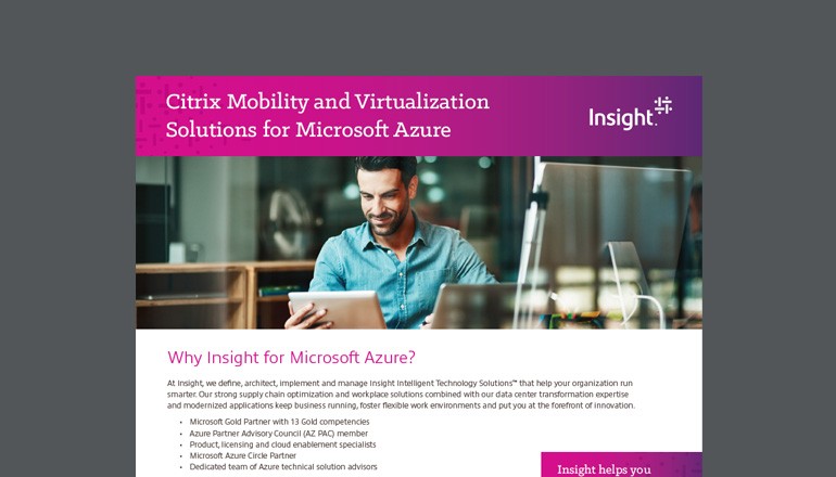 Citrix Virtualization Solutions for Microsoft Azure thumbnail