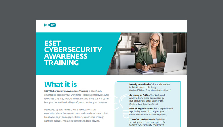 ESET Cyber Security Awareness Training thumbnail