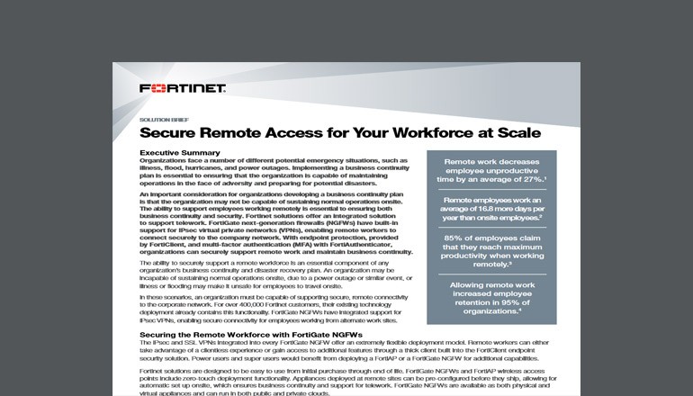 Secure Remote Access for your Workforce at Scale thumbnail