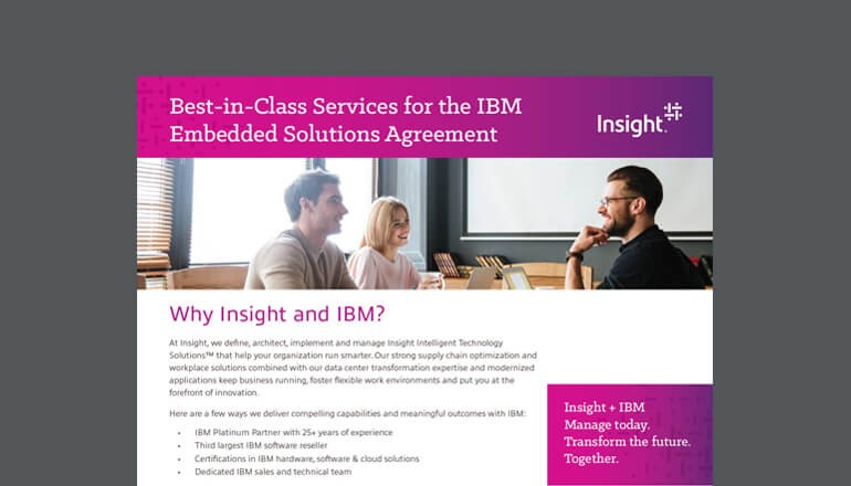 IBM Embedded Services Agreement datasheet cover
