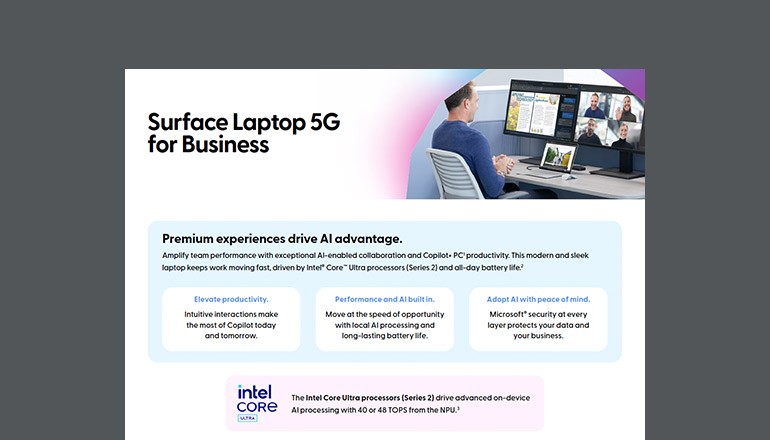 Surface Laptop 5G for Business Thumbnail of asset available to download below