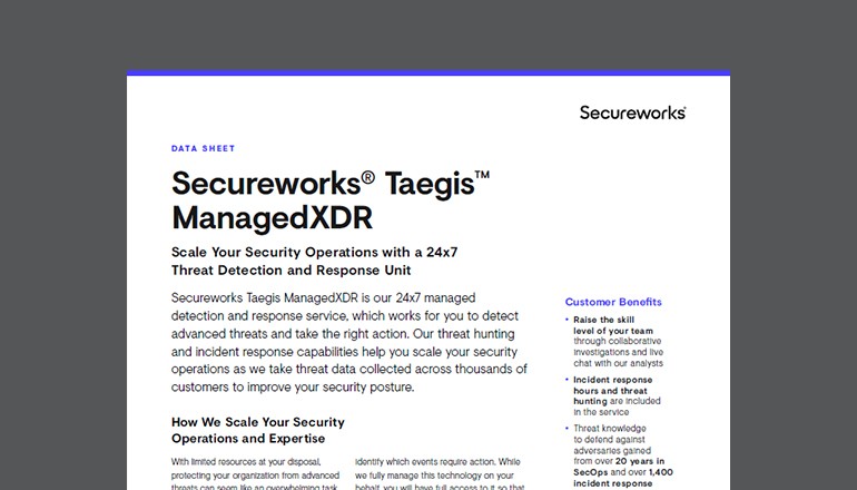 Secureworks Taegis ManagedXDR thumbnail