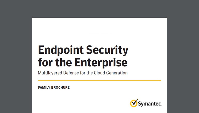 Endpoint Security for the Enterprise Brochure cover