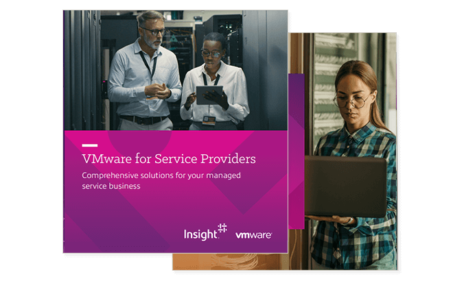 VMware for Service Providers ebook Cover of ebook available to access by filling out the form on page.