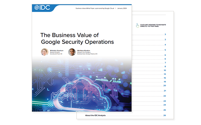 Business Value Of Google Security Operations Thumbnail of asset