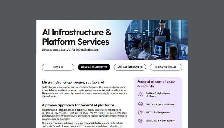 AI Infrastructure and Platform Services for Federal Agencies Thumbnail of asset available to download below