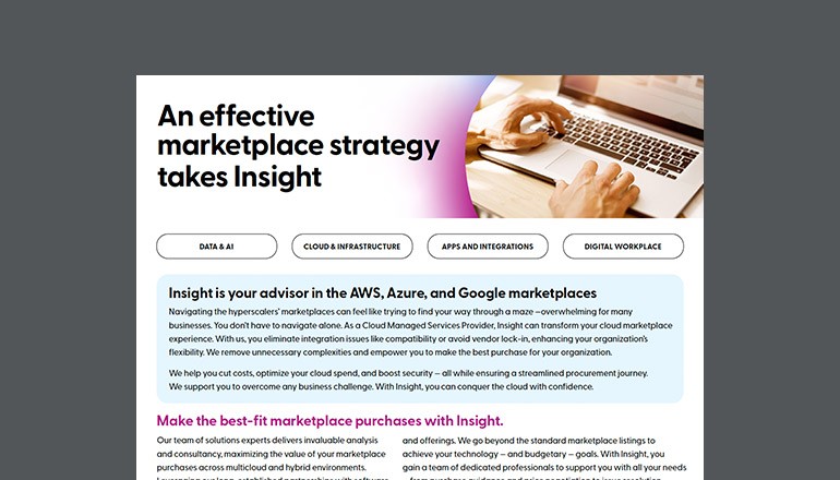 Insight, You, And The Marketplace Thumbnail of asset available to download below