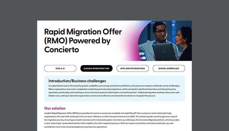 Rapid Migration Offer (RMO) Powered by Concierto Thumbnail of asset available to download below