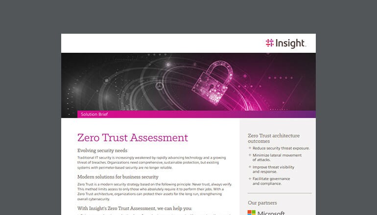 Zero Trust Assessment Thumbnail of asset available to download below