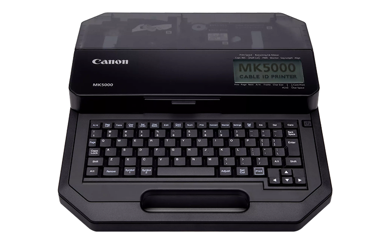 Improve your ability to organize and identify assets with the ability to print Canon MK5000