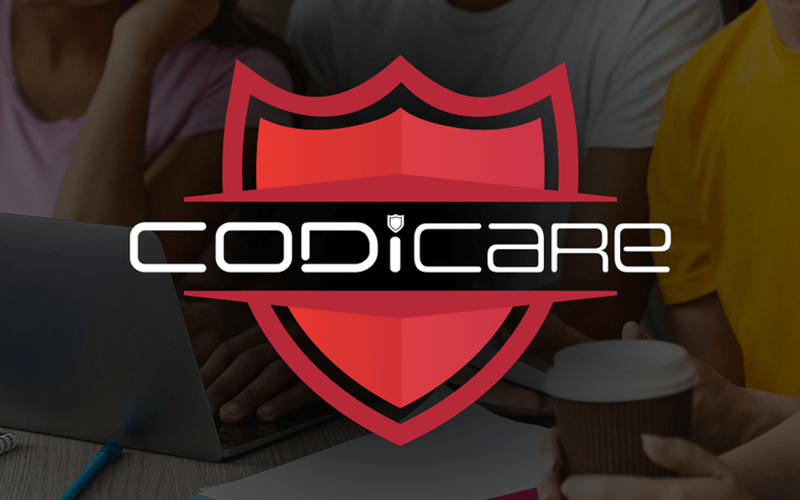 Stay protected with CODi. CODi Care logo