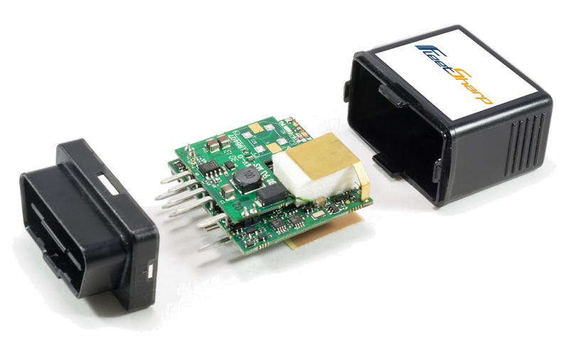 OBD Plug in just seconds and receive a report every minute FleetSharp OBD Plug