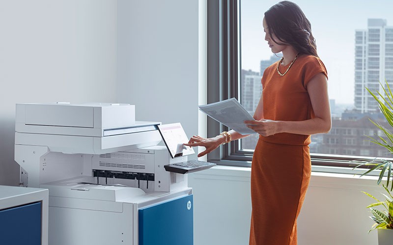 Protect your print and imaging endpoints HP LaserJet Enterprise in use
