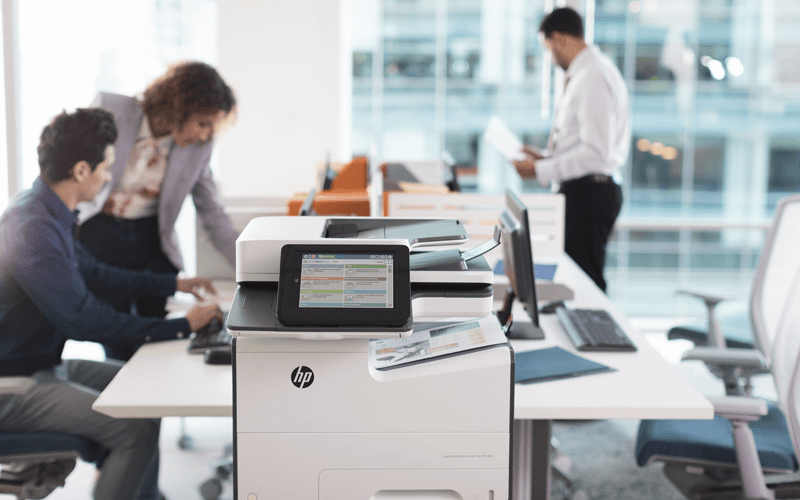 HP professional-grade printing Open office with HP print device