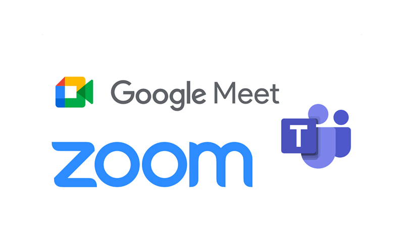 Google Meet, Teams, Zoom logo