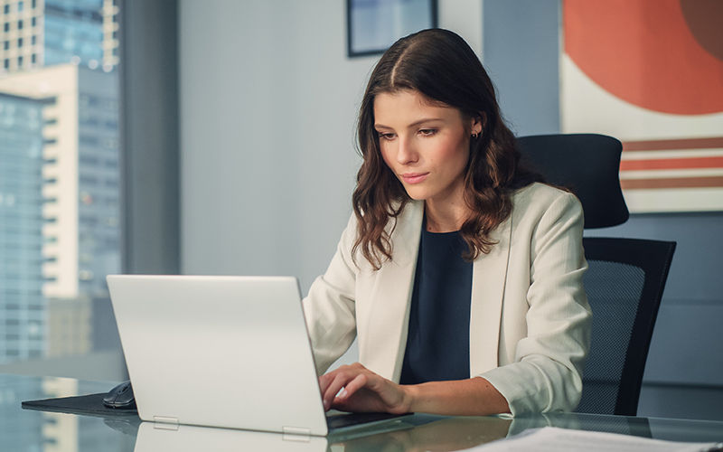 Netskope NewEdge Network is one of the world’s largest and highest-performing private cloud solutions. Professional using laptop