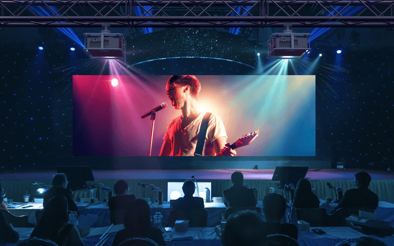 Optoma laser projectors Theater hall