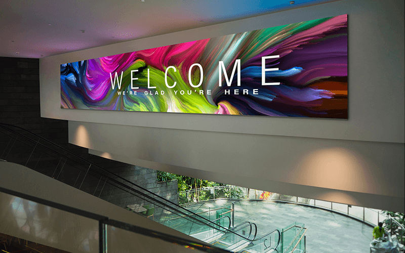 Flexible dvLED mounting systems Flexible dvLED mounting systems at the mall