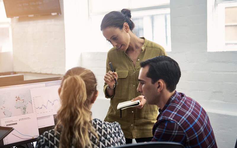 Quest software solutions Three users collaborating