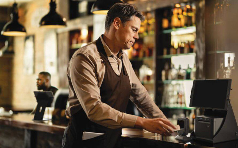 Why Insight and Star Micronics? Man using the POS