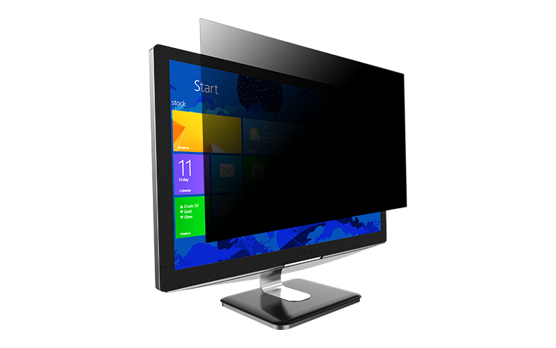 The 4Vu Widescreen Monitor Privacy Screen delivers ultimate viewing privacy Targus 4Vu Widescreen Monitor