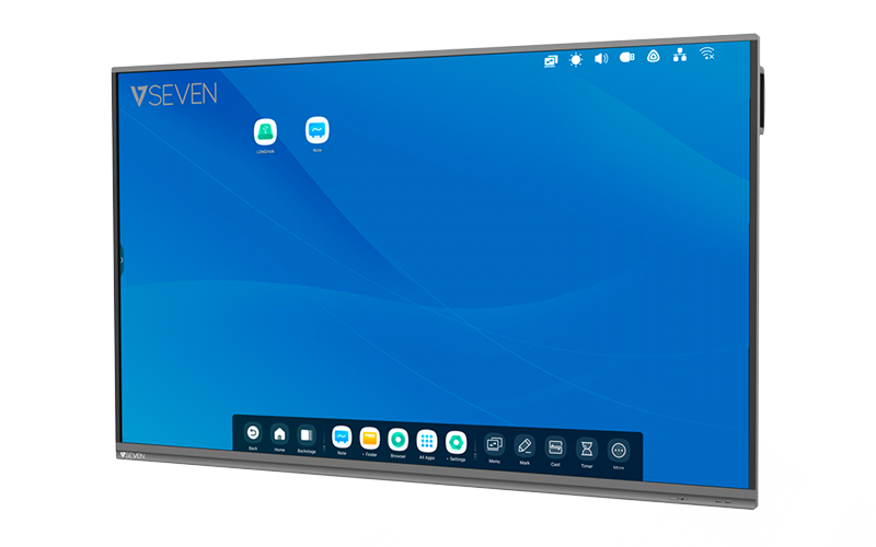 Interactive flat-panel displays support more collaborative and productive meeting spaces and classrooms. V7 flat display panels
