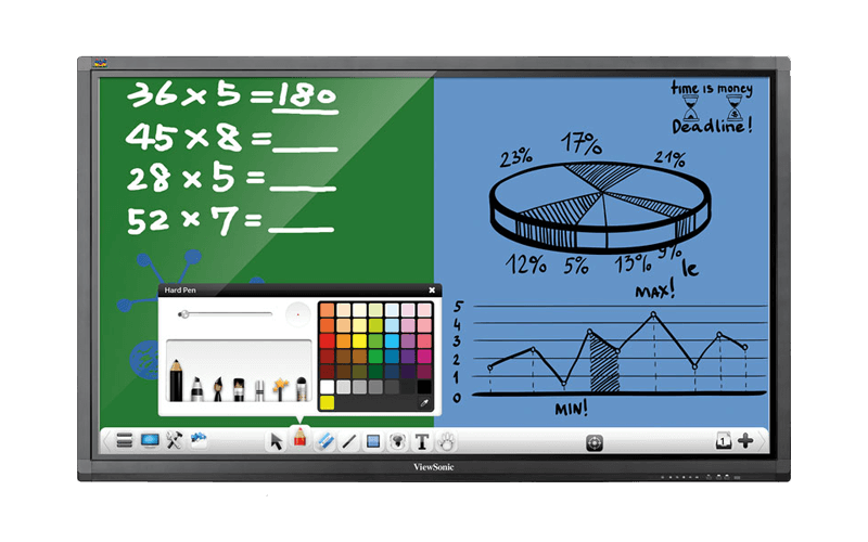 ViewSonic CDE6561T display 65 inch full HD flat interactive panel ViewSonic interactive display product